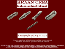 Tablet Screenshot of kraancrea.nl